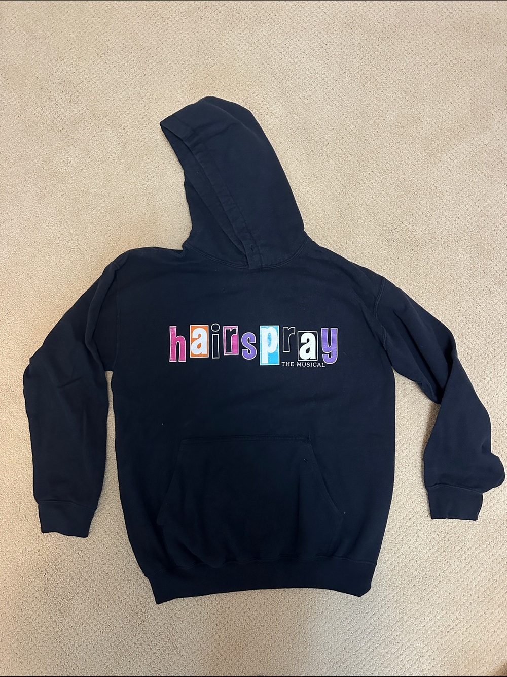 Hairspray the Musical Black Gildan Sweatshirt Medium